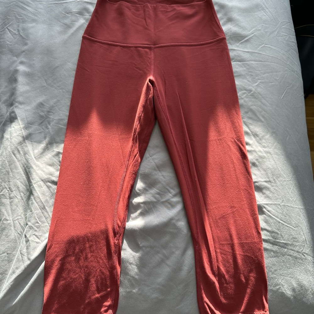 Maroon Lululemon Leggings